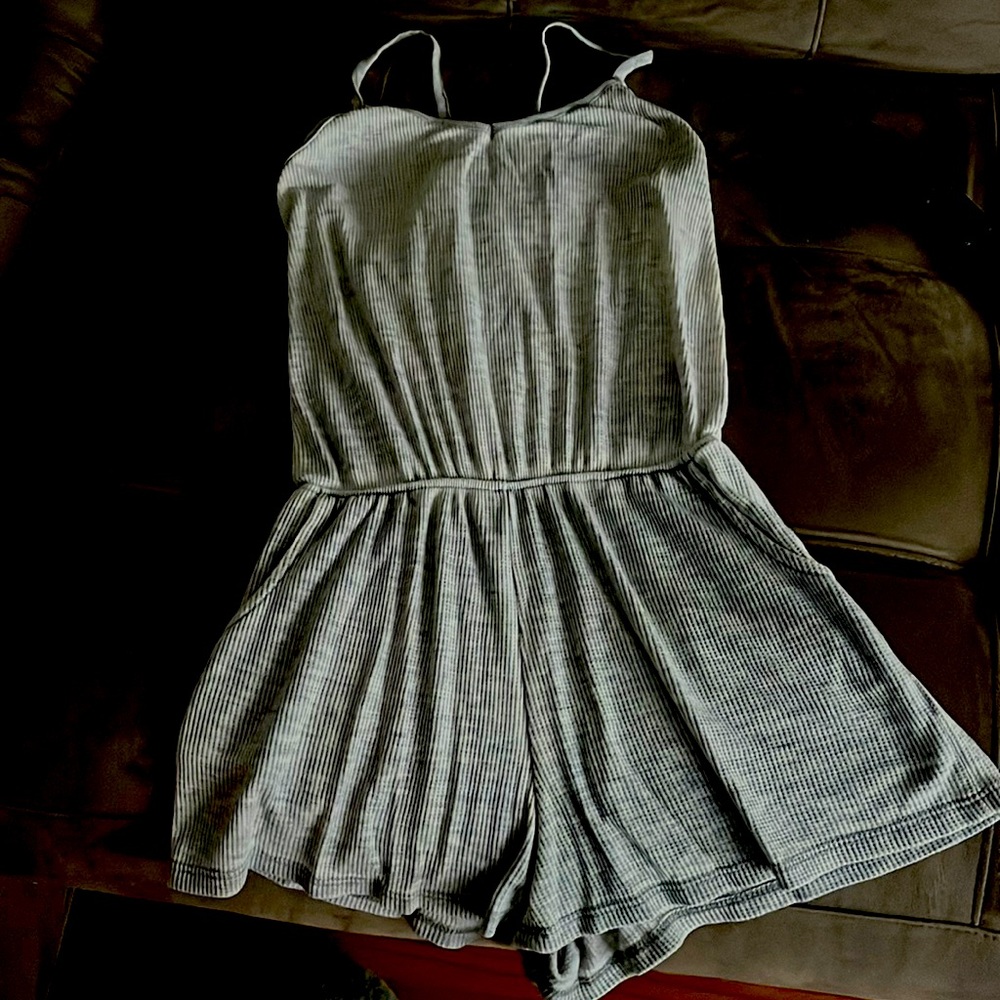 Gray American apparel romper size small